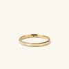 Mejuri 2mm Smooth Band In Yellow