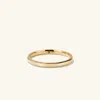 Mejuri 2mm Smooth Band In Yellow