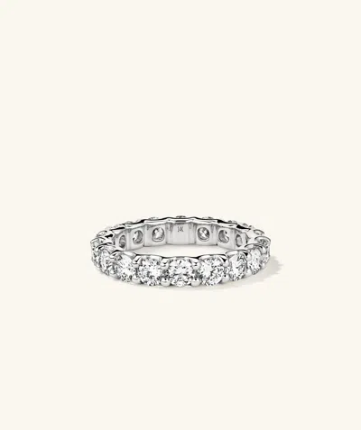 Mejuri 3.5mm Lab Grown Diamond Eternity Band In White