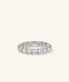 Mejuri 3.5mm Lab Grown Diamond Eternity Band In White