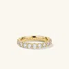 Mejuri 3mm Bold Diamond Eternity Band In White