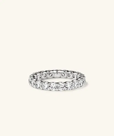 Mejuri 3mm Lab Grown Diamond Eternity Band In White