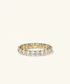 Mejuri 3mm Lab Grown Diamond Eternity Band In White