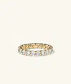 Mejuri 3mm Lab Grown Diamond Eternity Band In White