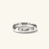 Mejuri 4mm Curve Band In White
