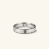 Mejuri 4mm Smooth Band In White