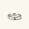 Mejuri 4mm Smooth Band In White
