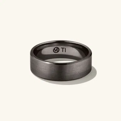 Mejuri 6mm Smooth Band In Black