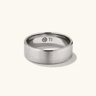 Mejuri 6mm Smooth Band In Grey