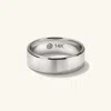 Mejuri 6mm Smooth Band In White