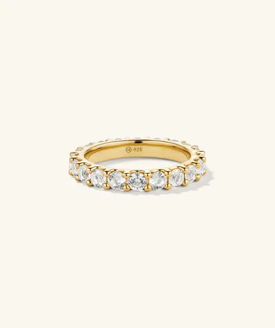 Mejuri Aurora Lab Grown Sapphire Eternity Ring