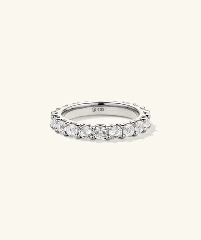 Mejuri Aurora Lab Grown Sapphire Eternity Ring