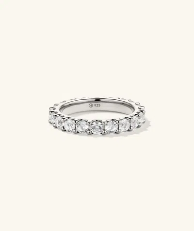 Mejuri Aurora Lab Grown Sapphire Eternity Ring