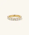 Mejuri Aurora Lab Grown Sapphire Eternity Ring