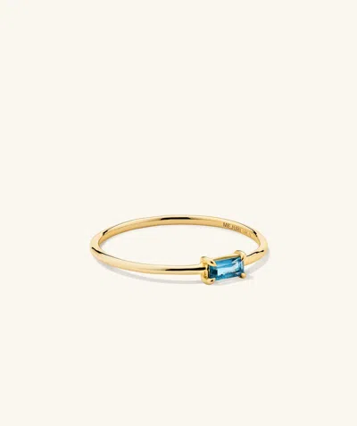 Mejuri Baguette Stacker Ring