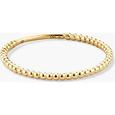 Mejuri Beaded Ring In 10k Yellow Gold