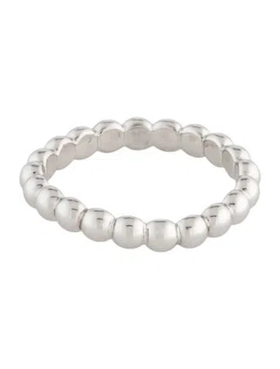 Pre-owned Mejuri Beaded Stacking Ring In Multicolor
