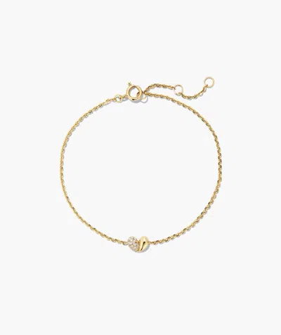 Mejuri Better Half Heart Bracelet