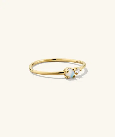 Mejuri Beverly Ring In White