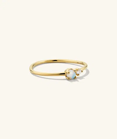 Mejuri Beverly Ring In White