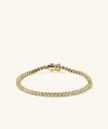 Mejuri Bezel Lab Grown Diamond Tennis Bracelet In White