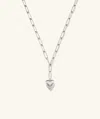Mejuri Big Puffy Heart Necklace