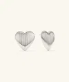 Mejuri Big Puffy Heart Studs