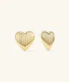 Mejuri Big Puffy Heart Studs