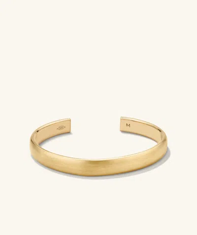 Mejuri Bold Cuff In Yellow