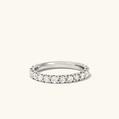 Mejuri Bold Diamond Eternity Ring In Metallic