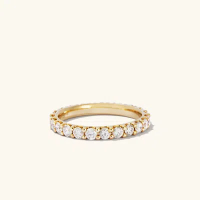 Mejuri Bold Diamond Eternity Ring In Gold