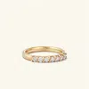 Mejuri Bold Diamond Half Eternity Ring In White