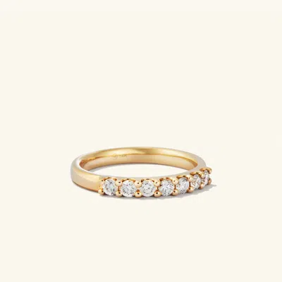 Mejuri Bold Diamond Half Eternity Ring In White