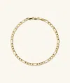 Mejuri Bold Figaro Chain Bracelet