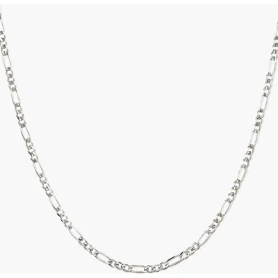 Mejuri Bold Figaro Chain Necklace In Sterling Silver