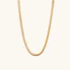 Mejuri Bold Herringbone Chain Necklace In Yellow