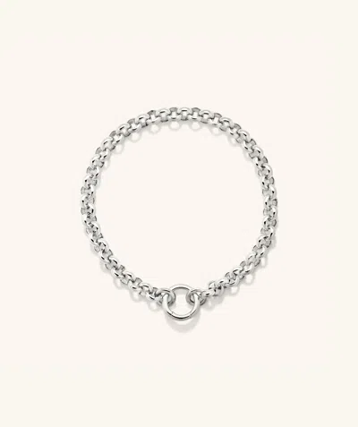 Mejuri Bold Rolo Chain Charm Bracelet