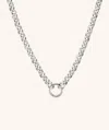 Mejuri Bold Rolo Chain Charm Necklace