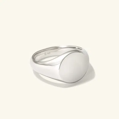 Mejuri Bold Round Signet Ring