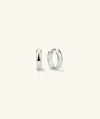 Mejuri Bold Small Hoops Silver In Silver