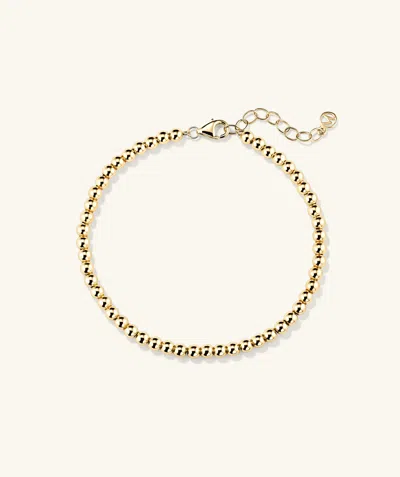 Mejuri Bold Spheres Bracelet In Yellow