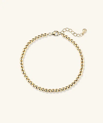 Mejuri Bold Spheres Bracelet In Gold