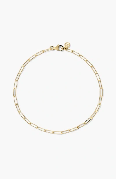 Mejuri Boyfriend Bold Bracelet In 14k Yellow Gold