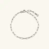 Mejuri Boyfriend Bold Bracelet In White