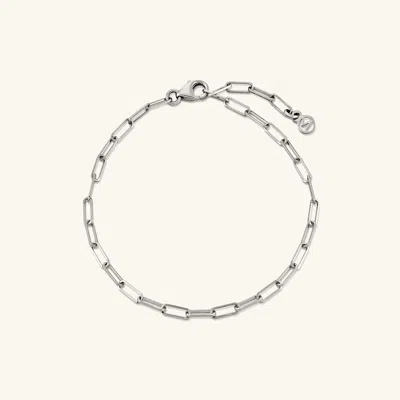 Mejuri Boyfriend Bold Bracelet In White