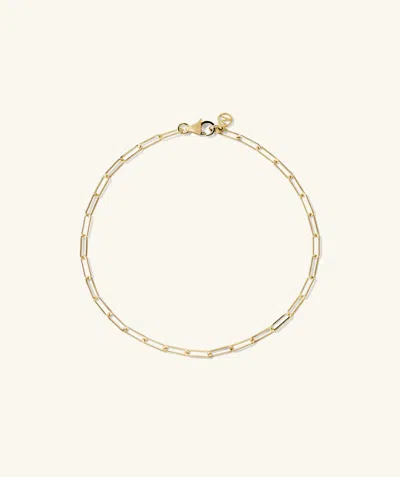 Mejuri Boyfriend Bold Bracelet In Yellow