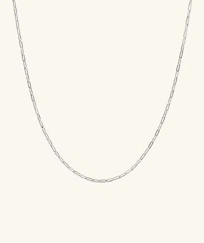 Mejuri Boyfriend Bold Chain Necklace In White