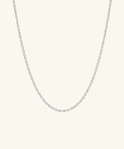 Mejuri Cable Chain Necklace Silver