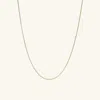 Mejuri Cable Chain Necklace In Yellow