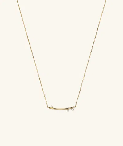 Mejuri Celeste Lab Grown Diamond Horizon Necklace
